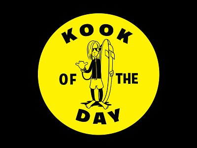 Kook of the Day Logo instagram kookoftheday logo surf