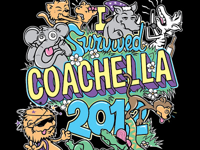 The hundreds x Coachella 2012 coachella streetwear t shirt the hundreds