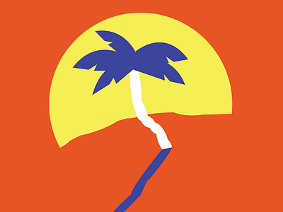 Palm Love beach branding desert ilustration love palmtree sun tropical