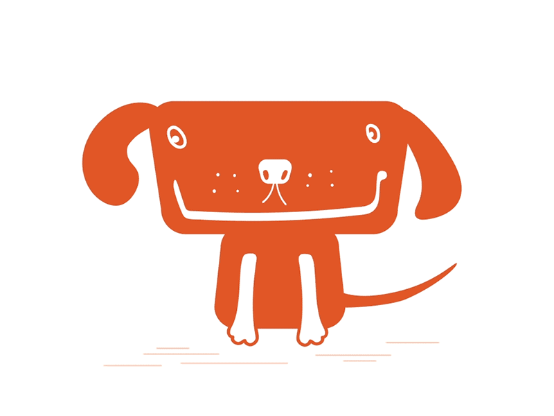 Happy dog after effects animation dog illustration illustrator