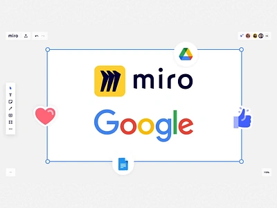 Miro x Google animation branding design graphic design illustration logo motion graphics ui ux