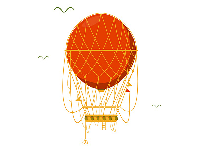 Hot Air Balloon air balloon digital art drawing hot air balloon illustration vector art