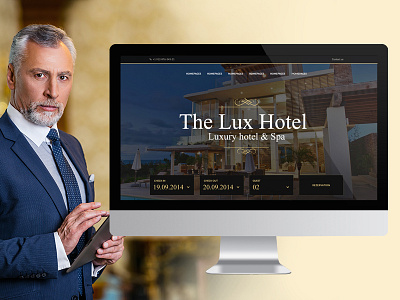 The Lux Hotel design hotel lux page site web