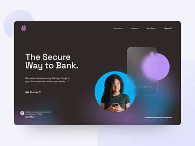 Product Page For Fintech branding concept concept design design fintech minimal product design product page ui ui design uidesign ux ux ui ux design uxdesign uxui web webdesign website website design