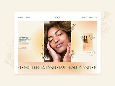 Cosmetic Company Website Concept