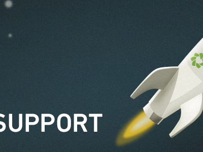 Support Rocket illustration illustrator rocket zendesk