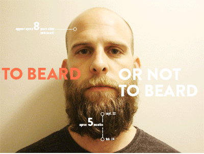 to beard or not to beard (click me - i change :) beard fun