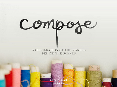 compose... coming soon blog brand hand lettering illustration makers neve hawk project