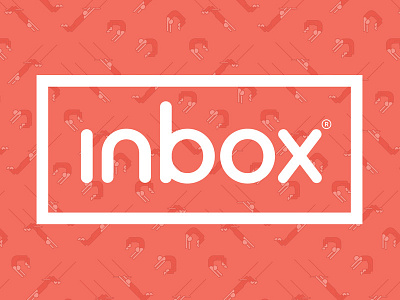 inbox. in a box. get it? brand email illustration inbox logo product simple trapeze zendesk