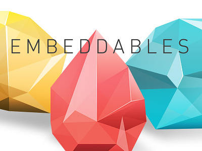 Crystals are Magic bright crystals embeddables geometric illustration launch magic zendesk