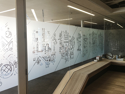 The Balance of Opposites - Zendesk Mural