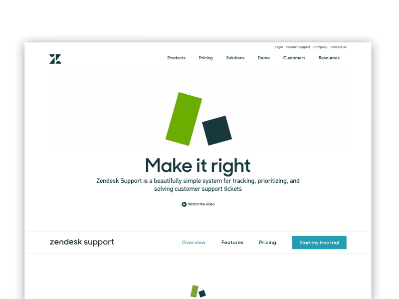 Formally known as Zendesk