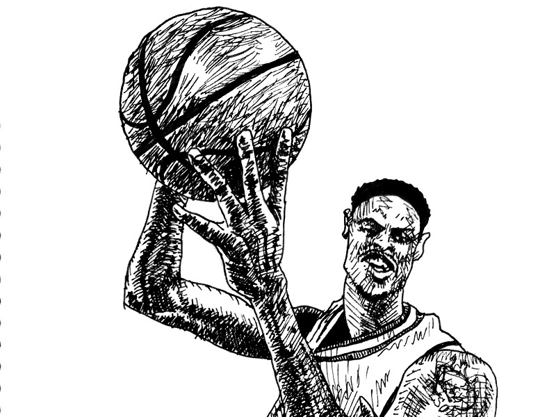 Tyson Chandler sketch by Mike Baehr on Dribbble