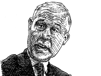Sketchbook: Scott Pruitt editorial illustration illustration pen and ink politics portrait scott pruitt sketch sketchbook