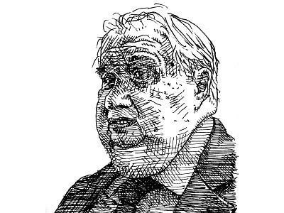 Sketchbook: Sergey Kislyak editorial illustration illustration pen and ink politics portrait sergey kislyak sketch sketchbook