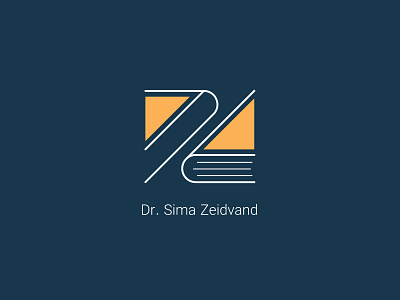 Zeidvand Sima Logo branding design f flat graphic design logo minimal