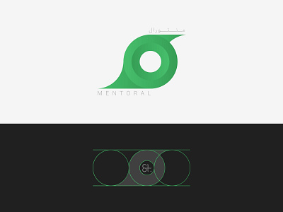 Green Logo Circle branding illustration logo minimal vector