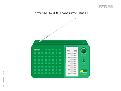 Portable AM/FM Transistor Radio