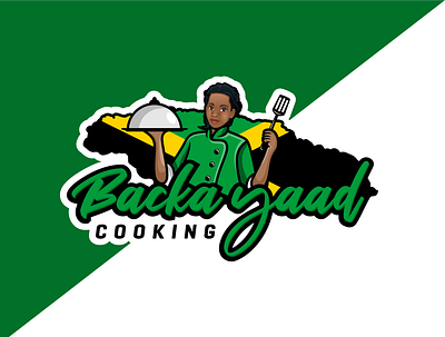 backa yaad cooking cooking design designer drink food girl illustration logo mascot people restaurant taste vector woman
