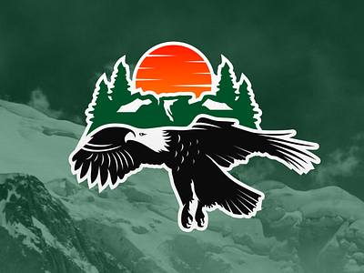 eagle on the mountain