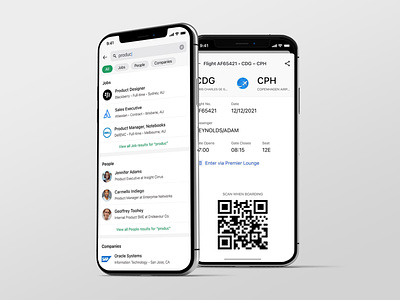 DaIly UI 22 Search | Daily UI 24 Boarding Pass | App Design iOS