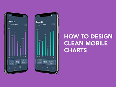 Design Simple Mobile Charts/Graphs chart clean design graph how to ios mobile app reports ui ux video