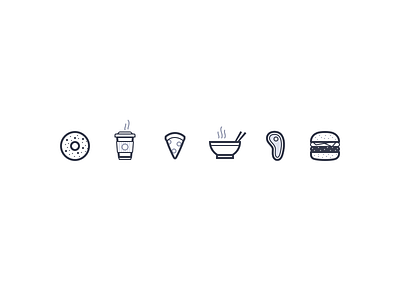 Food Icons food icons line simple