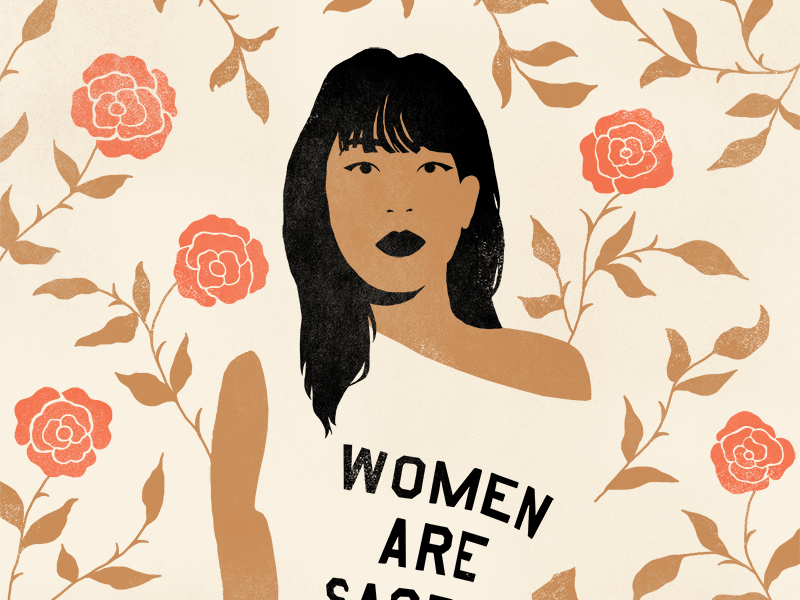 Our Sacred Women illustrated gif