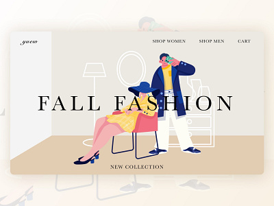 UI Illustration Theme Design｜Fashion