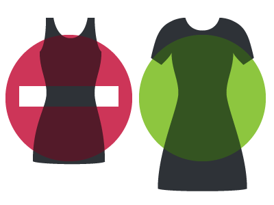 Dresses: proper attire required attire clothes clothing dress icon pictogram propre signage