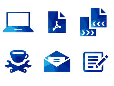 B* - Mozaic icons coffee document exchange icon icons intranet laptop letter mozaic newsletter notepad pdf pictogram pictograms share