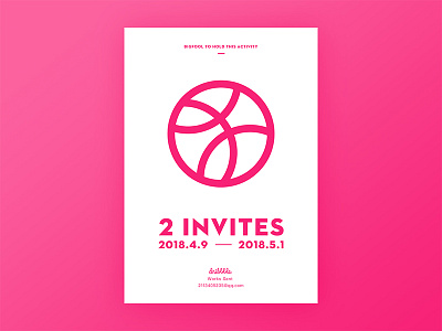 2 Dribbble Invites