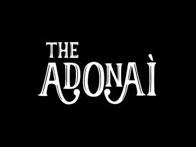 The Adonai adonai agency coimbatore design designcompany logo logotype wordmark
