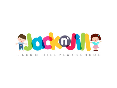 Jack N Jill - Logo branding childresbestlogo inspiration jacknjill kids logo playschool preschool school