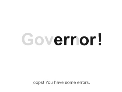 Governor - typo - minimal