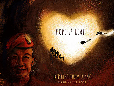 Hope is Real art cave digital photoshop rescue samangunan thailand theadonai