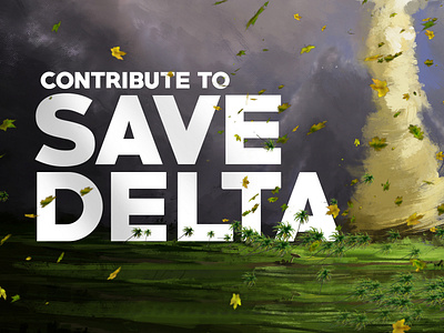 Save Delta art coimbatore delta design illustration madansingh savedelta tamilnadu theadonai typo