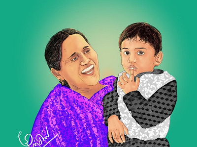 Digital Art art coimbatore coimbatoreillustrator digitalart digitalportrait illustration illustrator india madansingh portrait procreate sketch theadonai vector vectorart