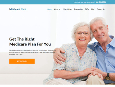 Medicare plan responsive website design medicare medicare plan medicare supplement medicare web page medicare website