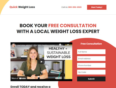 Weight Loss Free Consultation Landing Page best landing page landing page landing page design responsive landing page responsive landing page design weight loss expert landing page weight loss landing page