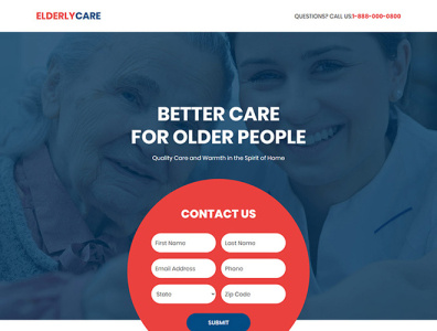 Elder care landing page best landing page elder care landing page elder care service landing page elderly care landing page landing page responsive landing page senior citizen care service