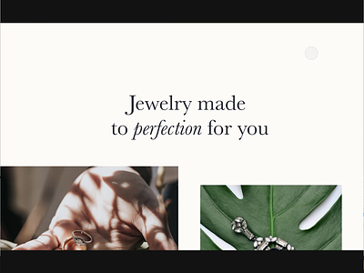 E-commerce Website Jewelry Animation animaiton design ecommerce homepage interaction interface jewellery jewelry minimal typogaphy ui ux video web website