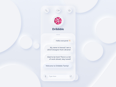 Hello, dribbble! | Skeumorphism app debut design first-shot hello dribble invite skeumorphism ui welcome shot
