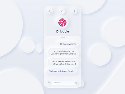 Hello, dribbble! | Skeumorphism