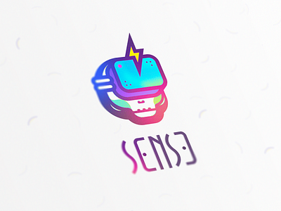 Sense colorful skull