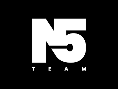 N5-Team - Logo black brand brand identity branding branding design clean creative design idenity identity design illustrator logo logo design logodesign logotype vector white