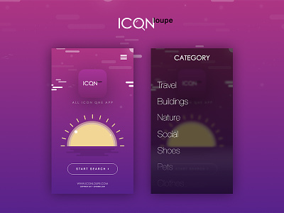 iOS app - ICONloupe - Design