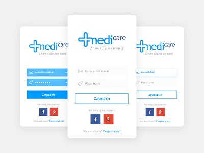 Clean Dashboard - Medicare UI/UX app - Login creative dashboard design ios login mobile ui ux