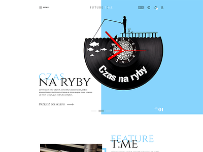 Web Design - FEATURE TIME - Bydgoszcz brand clean creative ecommerce photoshop rwd shop ui web webdesign
