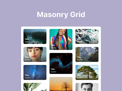 Masonry Grid | Figma Auto Layout adjustable grid ui adjustable grif auto layout grid figma figma masonry grid grid ui grid ui design masonry grid masonry grid ui stretchable grid ui design ui design